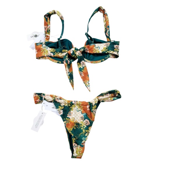 Bydee Antiqua Underwire Bikini SET Ventura Top and Cyprus Bottom Size M NWT - Picture 4 of 16